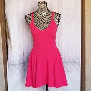 NWOT Vintage Shop pink fit and flare dress Medium